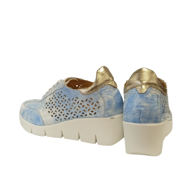 Carla Ricci 9645 kék sneakers - Image 3