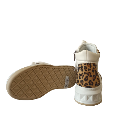 Tutto Bene T-502-B-51 fehér állatmintás sneakers - Image 3