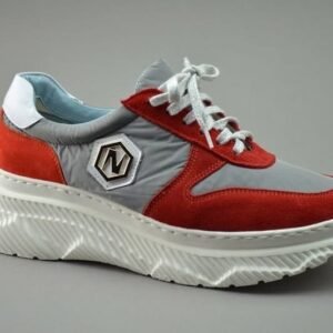 Nescior 256-A piros-szürke sneaker