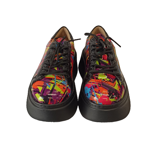Carla Ricci 762/2 sárga színes sneakers - Image 4