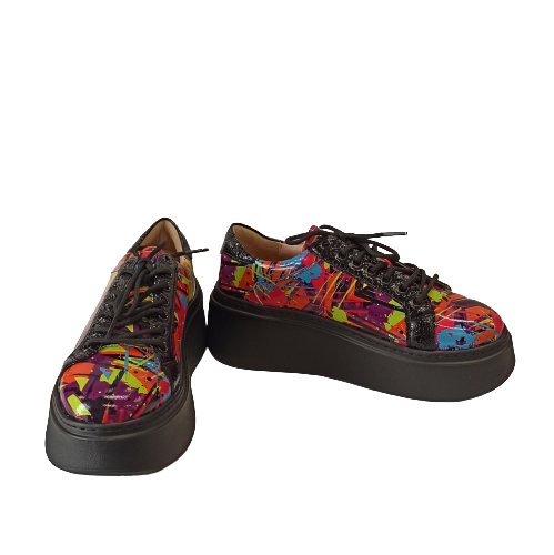 Carla Ricci 762/2 sárga színes sneakers - Image 2