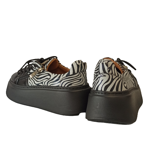 Carla Ricci 711 fehér-fekete sneakers - Image 2