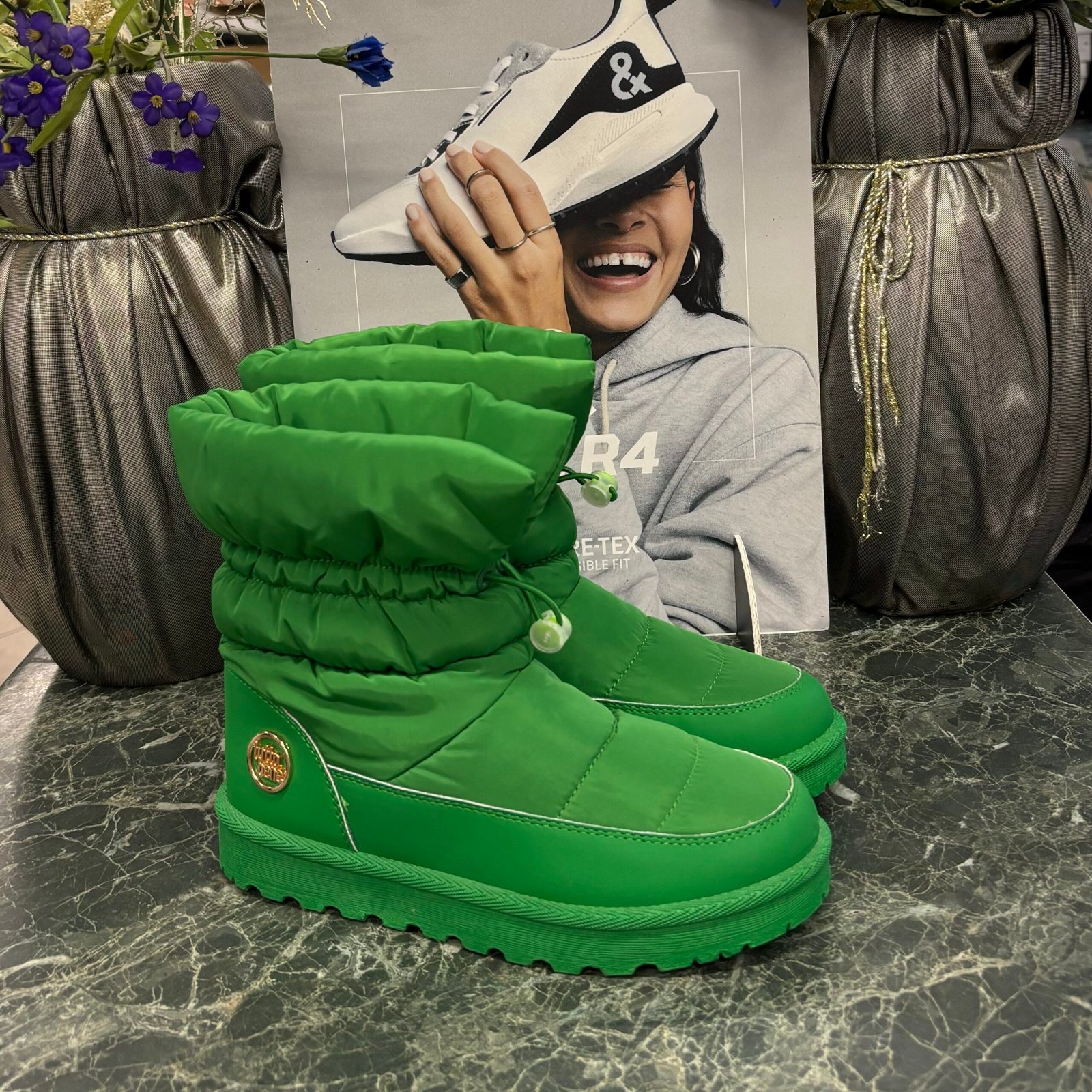 Tutto Bene 322210 zöld bakancs