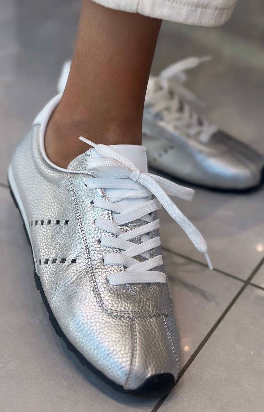 Tutto Bene 6300 ezüst sneaker