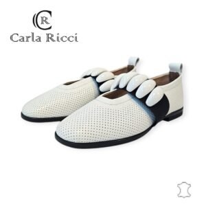 Carla Ricci 728.830 fehér-fekete mokaszin