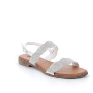 Igi&CO 7684011 fehér lapos szandál