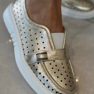 Tutto Bene 047 arany loafer