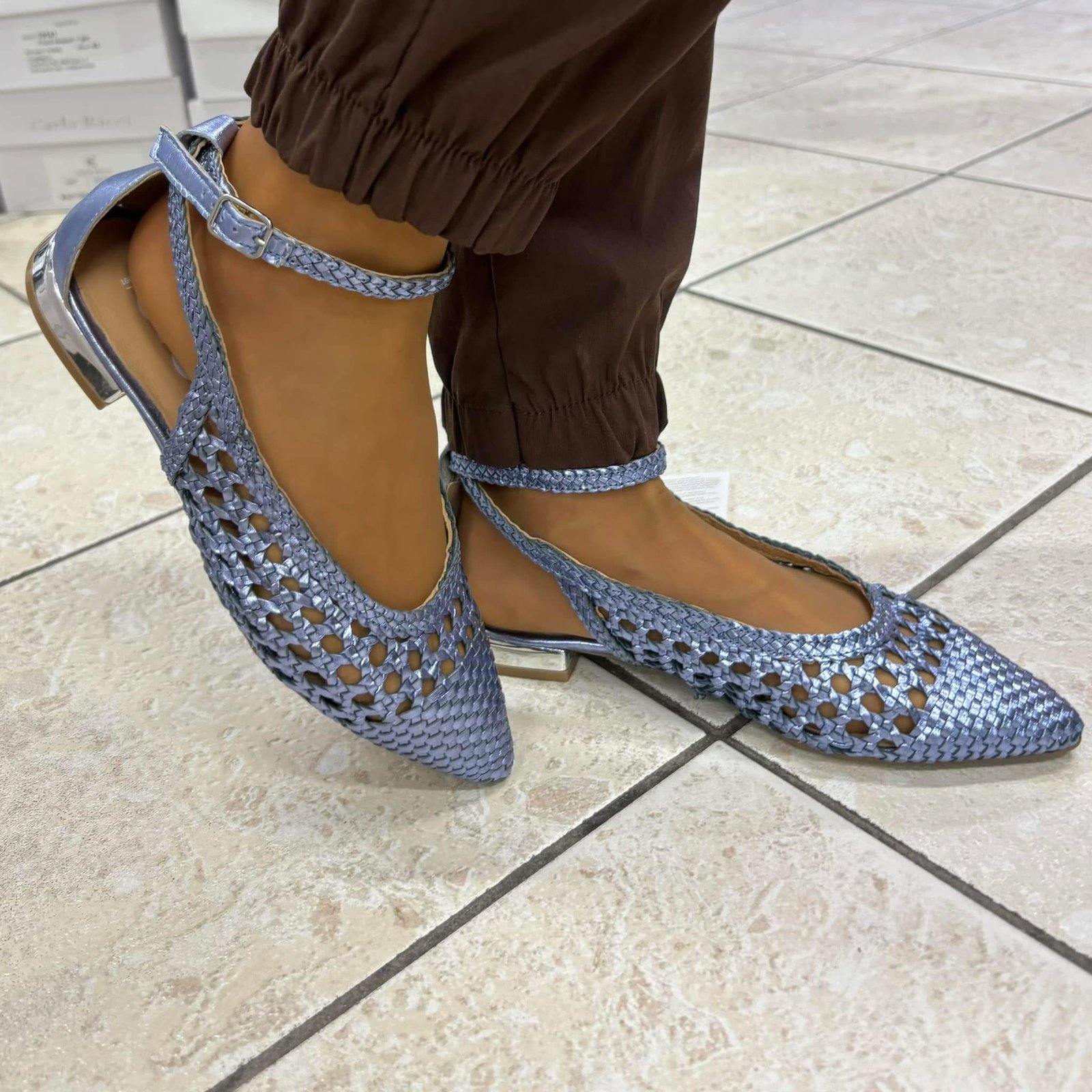 Gioseppo Dell kék balerina cipő