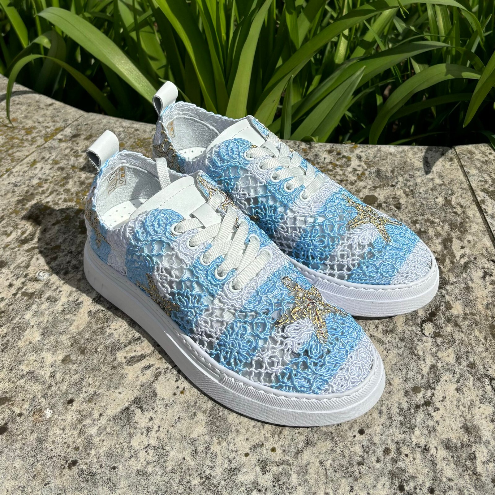 Tutto Bene 755.652 fehér-kék sneaker