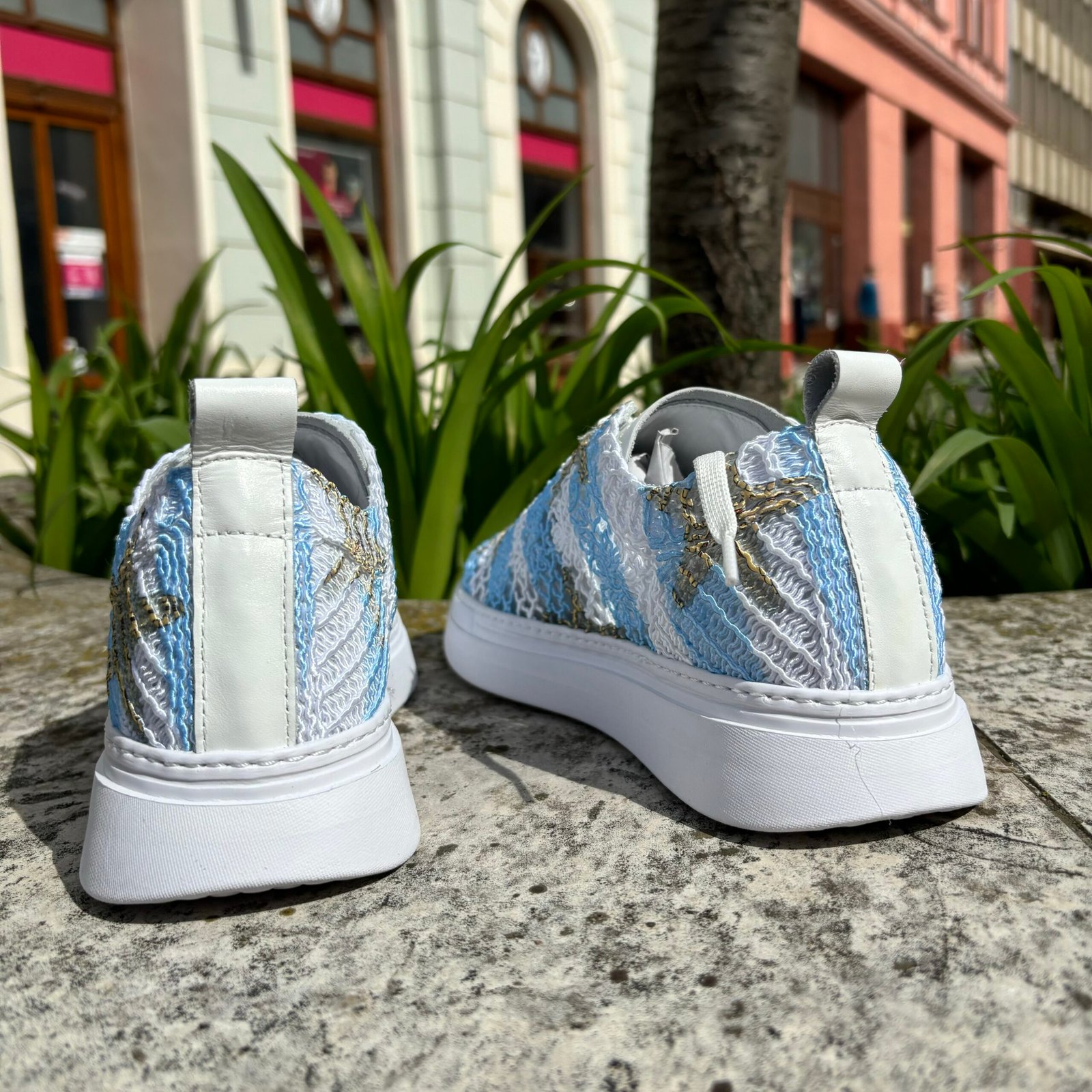 Tutto Bene 755.652 fehér-kék sneaker - Image 2