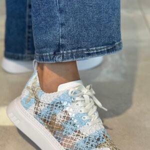 Tutto Bene 755.652 fehér-kék sneaker