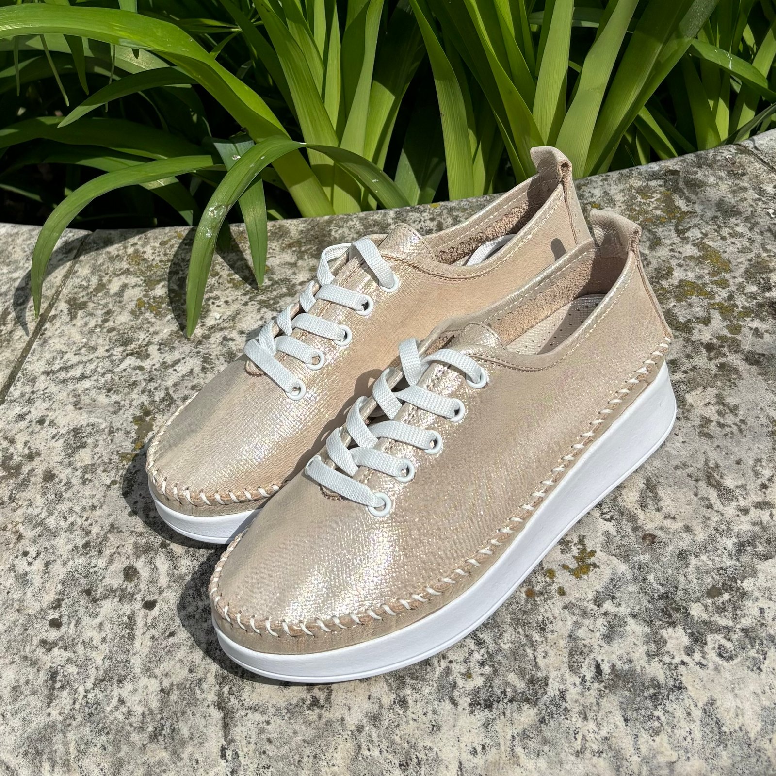 Tutto Bene BY3022 arany sneaker - Image 2