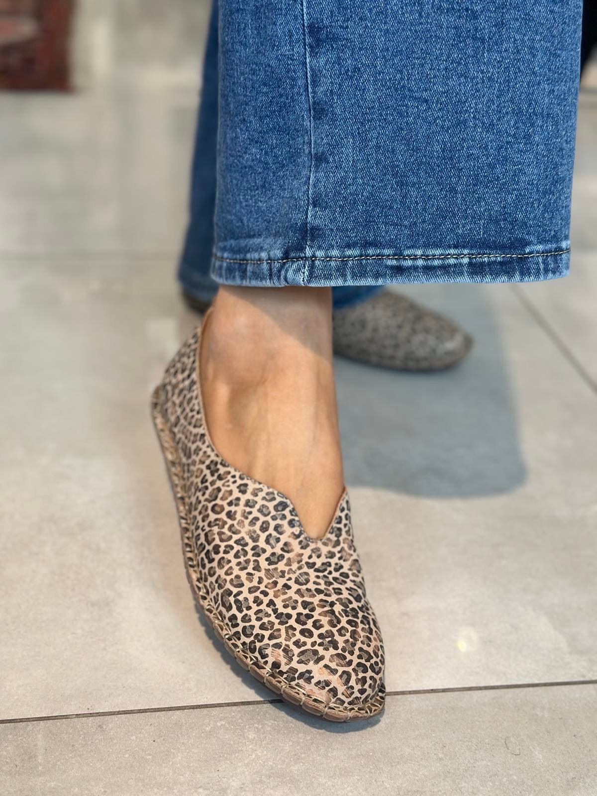 Tutto Bene YK7 ocelot balerina cipő
