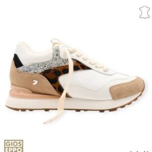 magellancipo Gioseppo ETNA fehér-ocelot sneaker