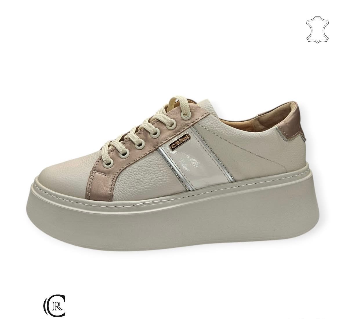 Carla Ricci 20082 bézs sneaker - Image 4