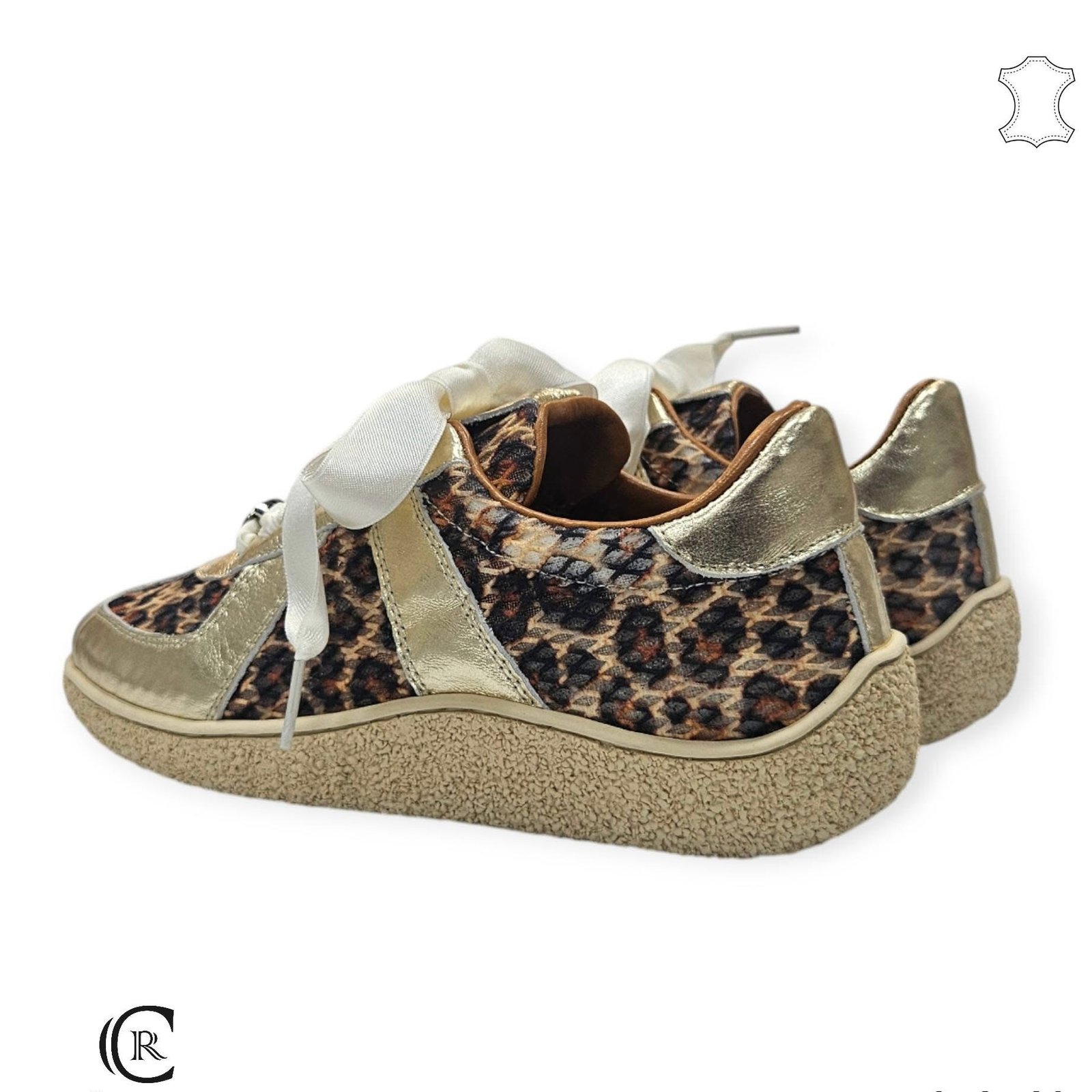 Carla Ricci 798.34135 arany-ocelot sneaker - Image 2
