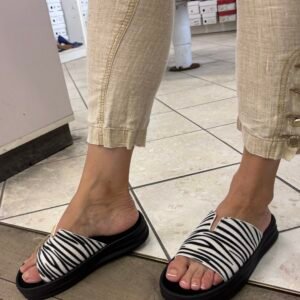 magellancipo Tutto Bene W0375 zebra promóciós papucs