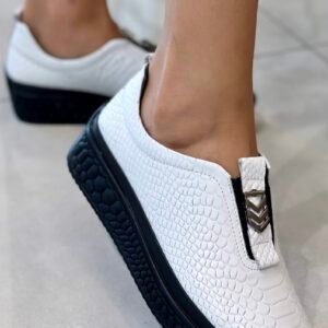 Tutto Bene P075 fehér slipon
