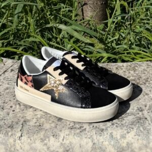 magellancipo Tutto Bene 521020 fekete-ocelot promóciós sneaker