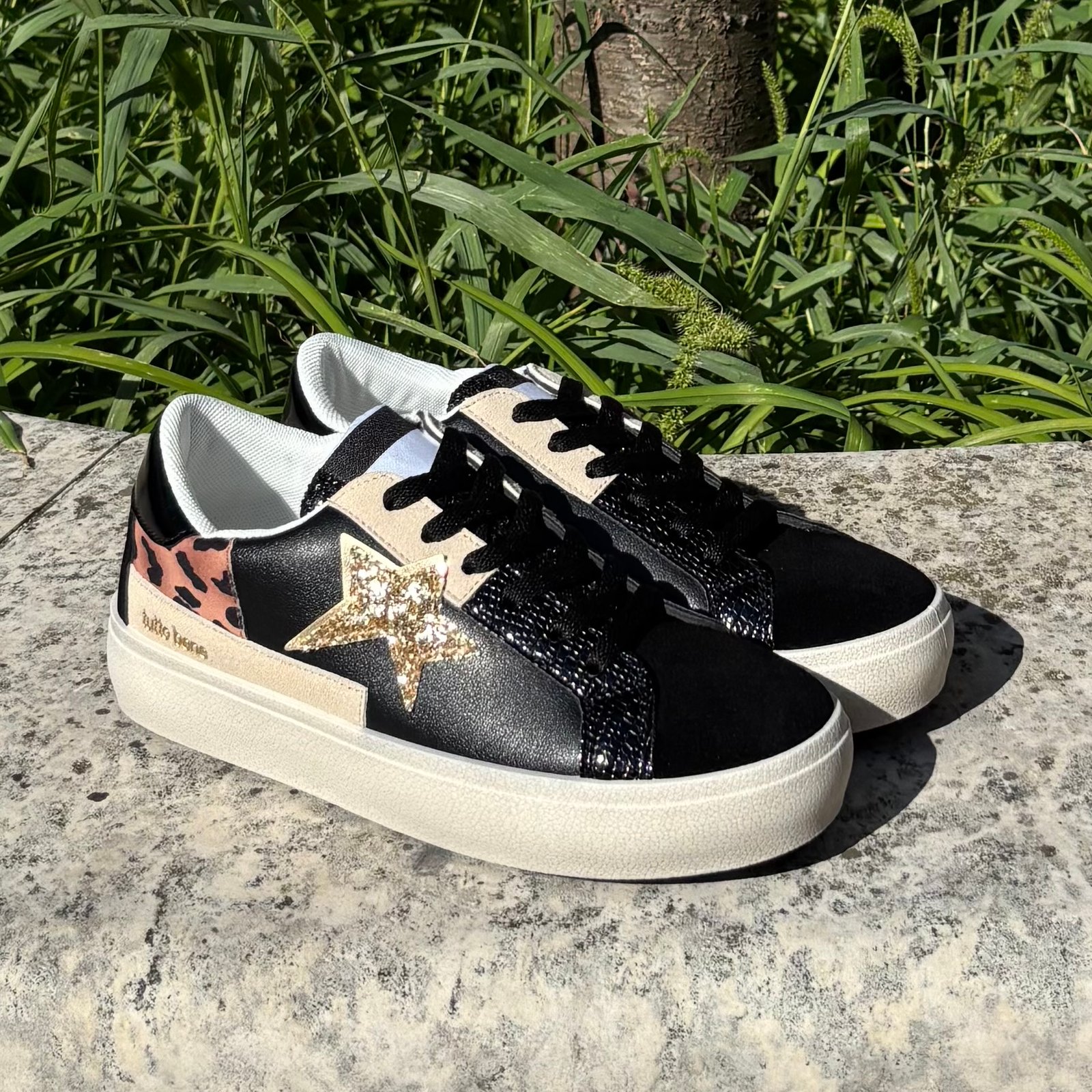 magellancipo Tutto Bene 521020 fekete-ocelot promóciós sneaker