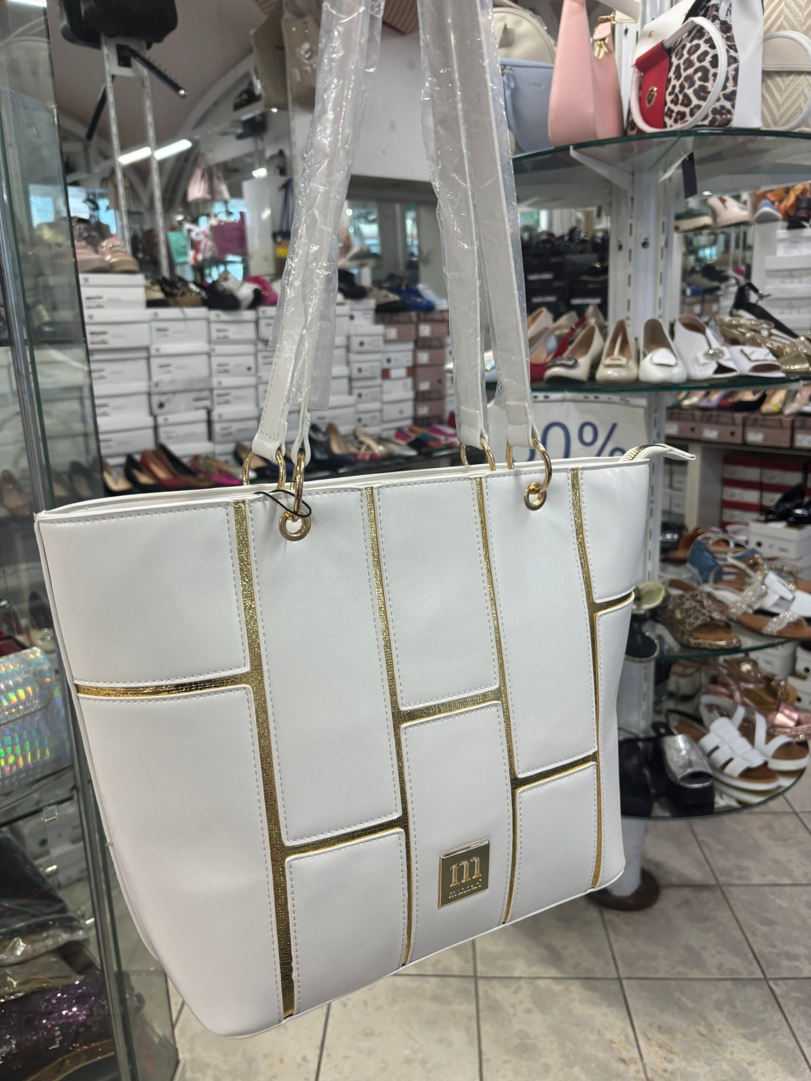 magellancipo Monnari BAG1370 fehér-arany táska
