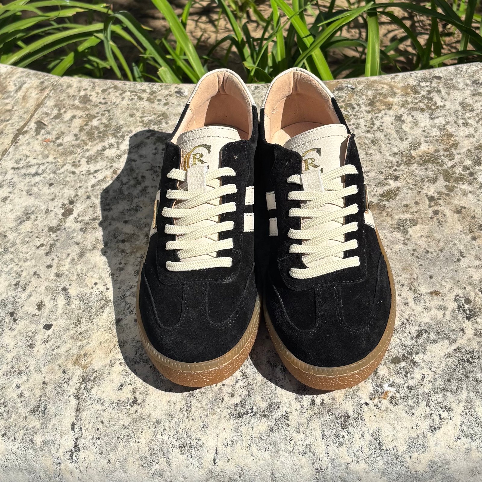 Carla Ricci M-20365 fekete bézs sneaker - Image 3