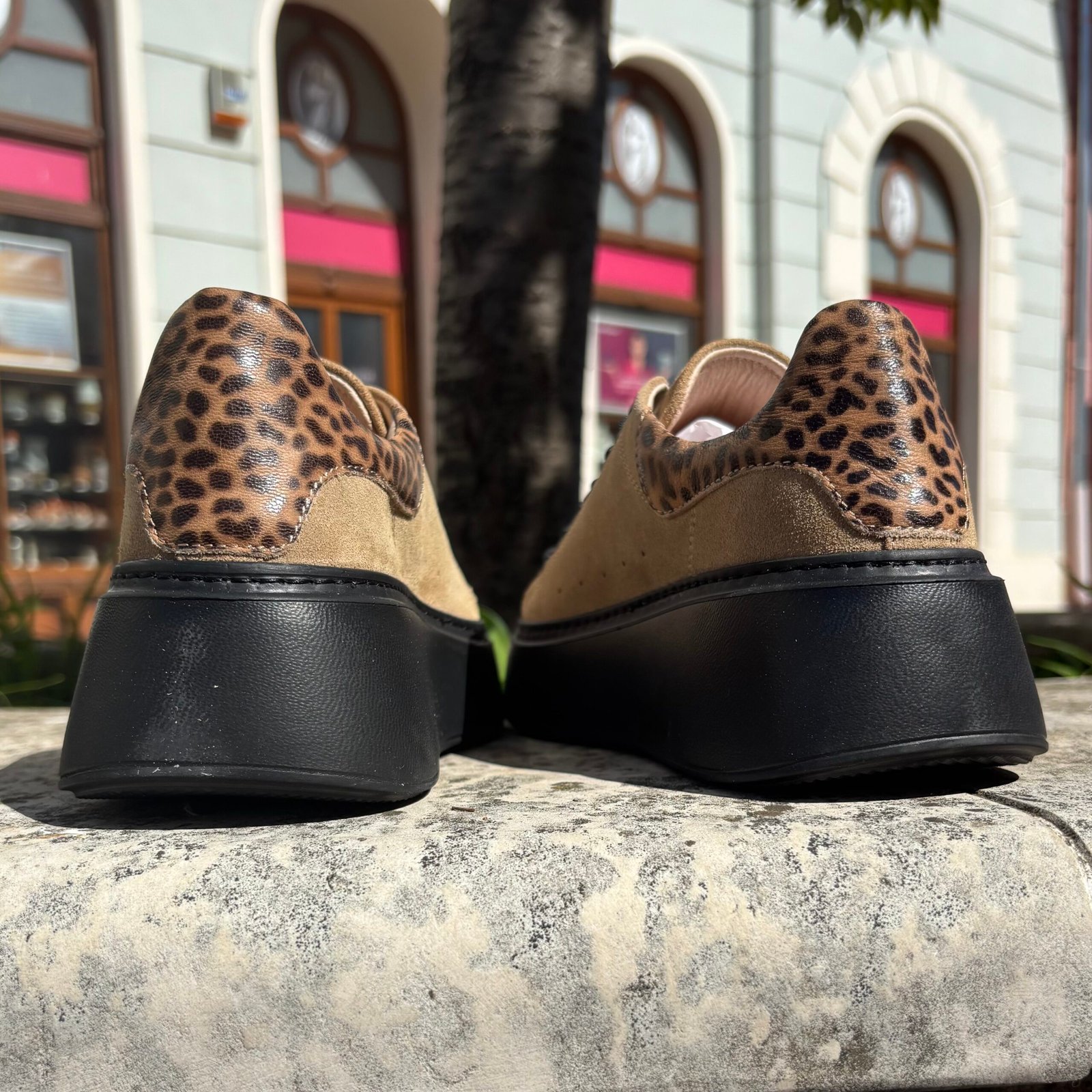 Carla Ricci M-20556 bézs-ocelot sneaker - Image 2