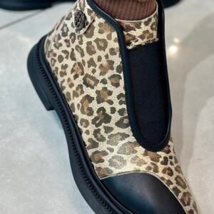Tutto Bene G057 610 fekete-ocelot bokacipő